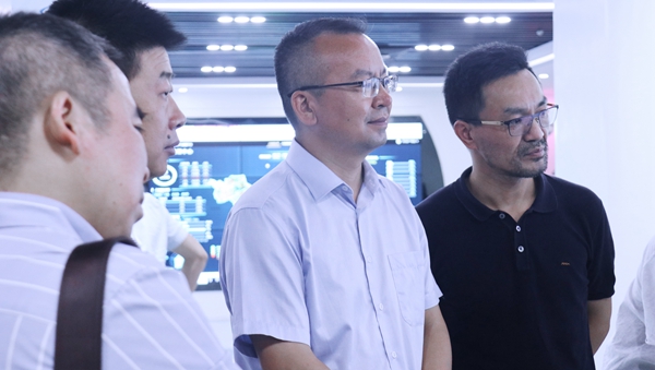 杭州市科技局局长赵喜凯一行莅临乐鱼考察调研2